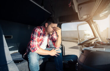 Managing stress for a truck driver